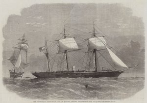 O Confederado Sloop-of-War 290, ou Alabama, deixando o Navio Mercante Tonowanda